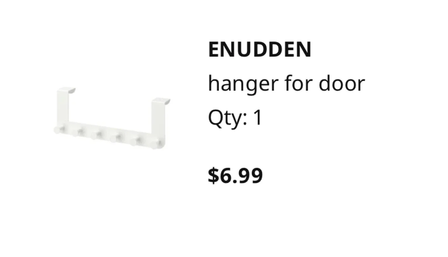 IKEA ENUDDEN Hanger for Door