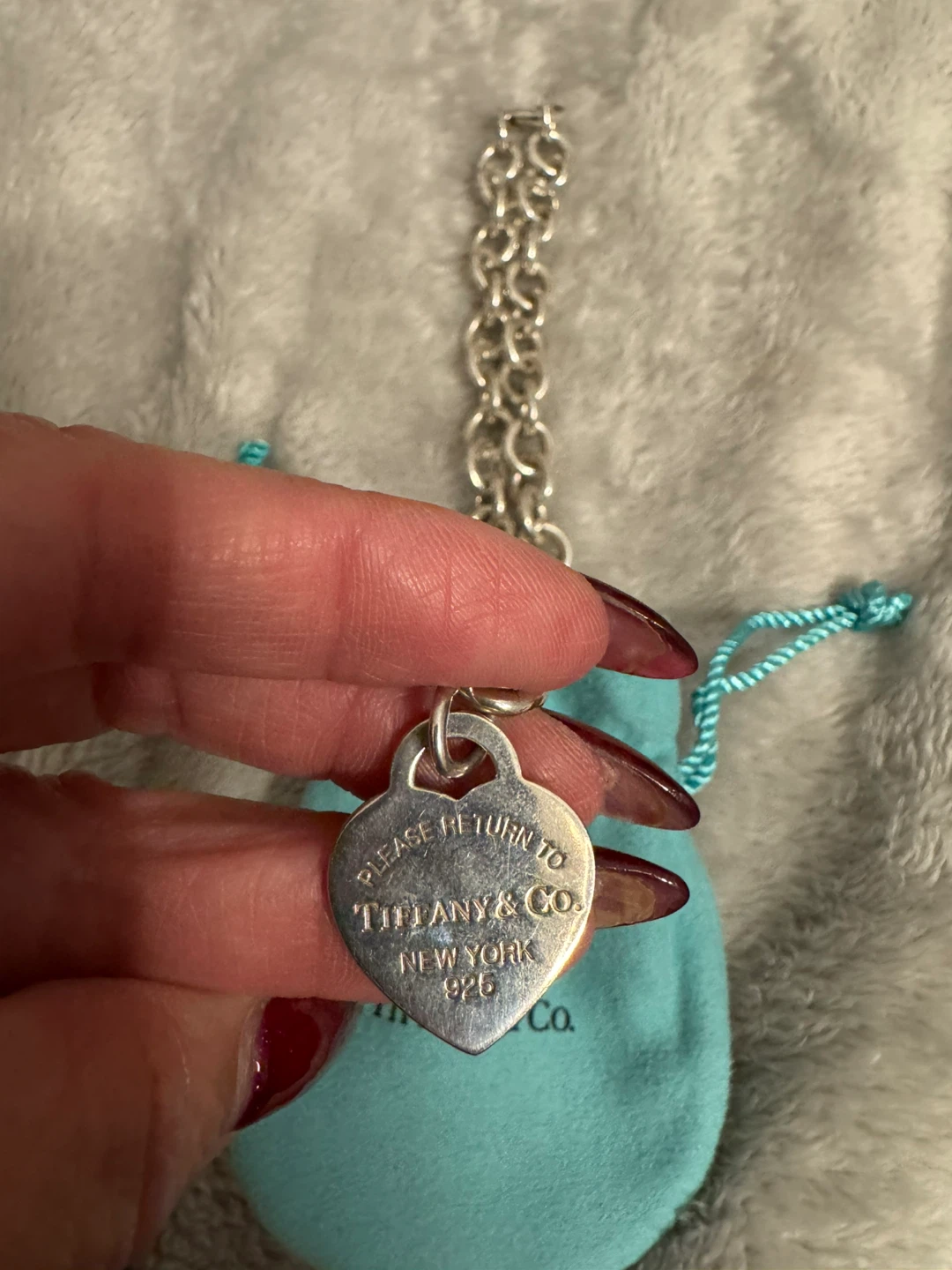 Return to Tiffany Heart Tag Chain Link Choker - photo 2
