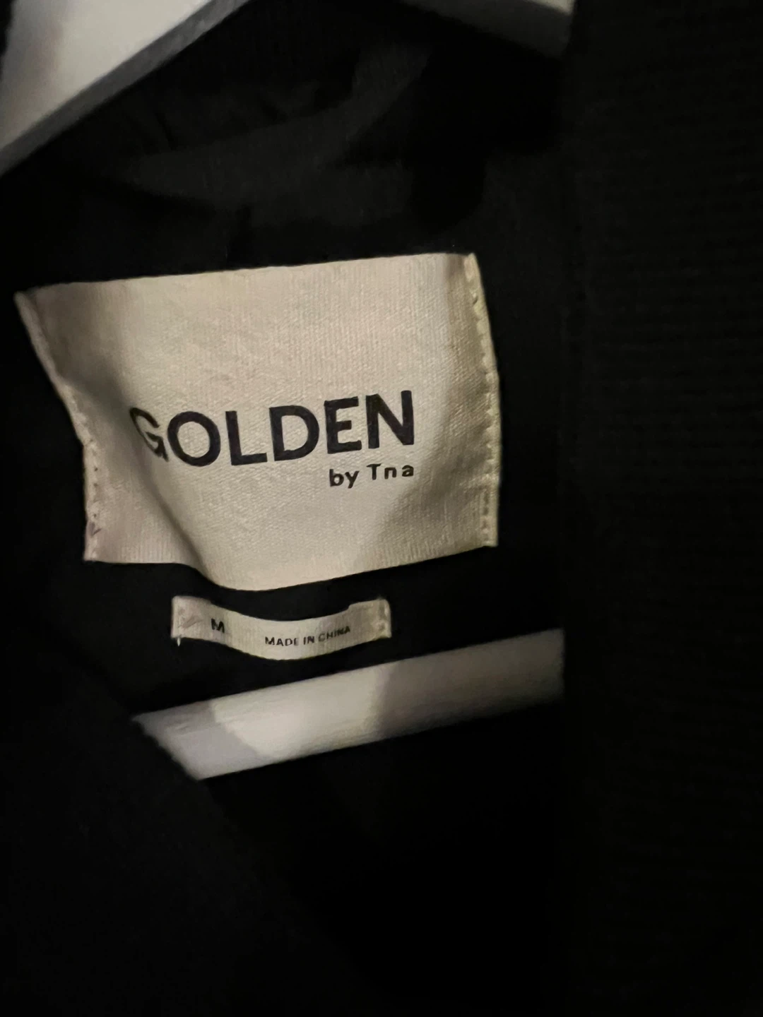 Golden by Tna Black Bomber Jacket - Size M - photo 3