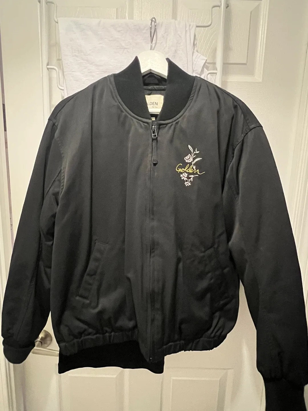 Golden by Tna Black Bomber Jacket - Size M