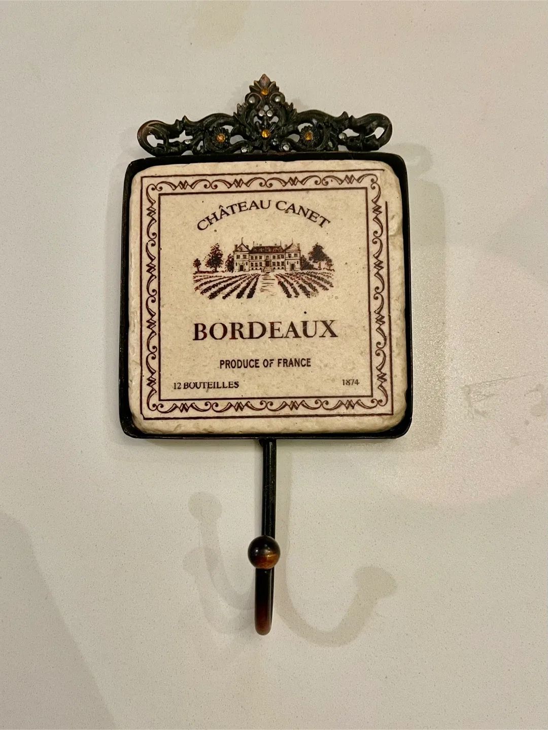 Château Canet & Noir Decorative Wall Hooks image indicator(4)