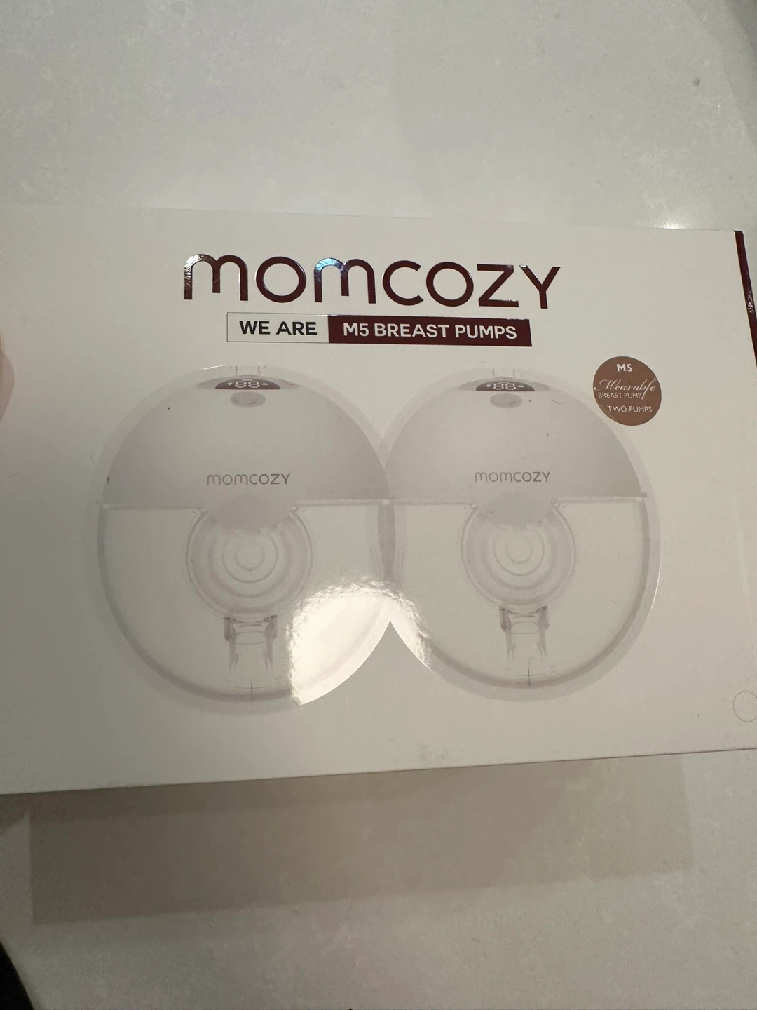 Sealed New Momcozy M5 Wearable Breast Pumps - Double