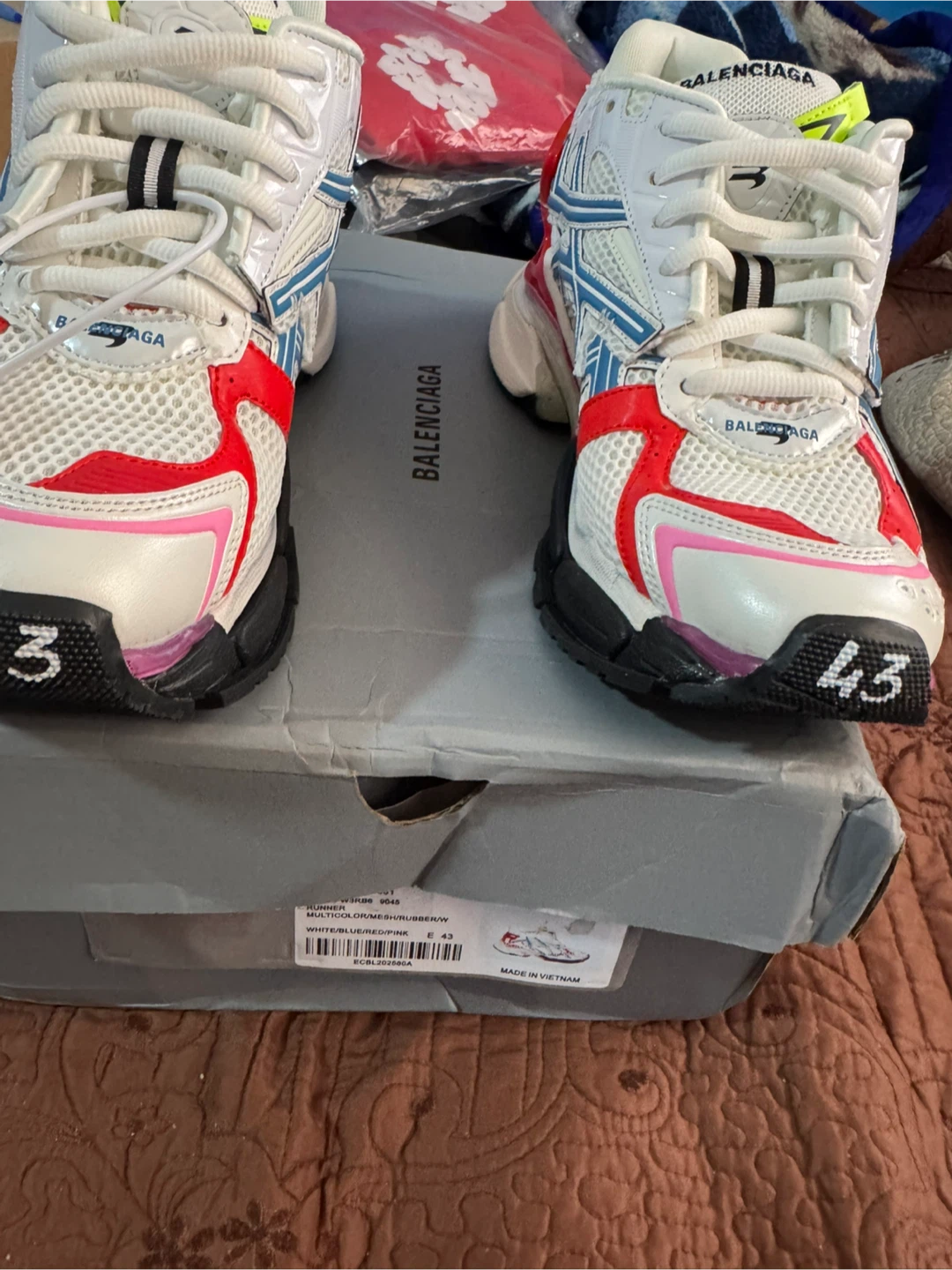 Balenciaga Runner Sneakers, Size US 10 - photo 5