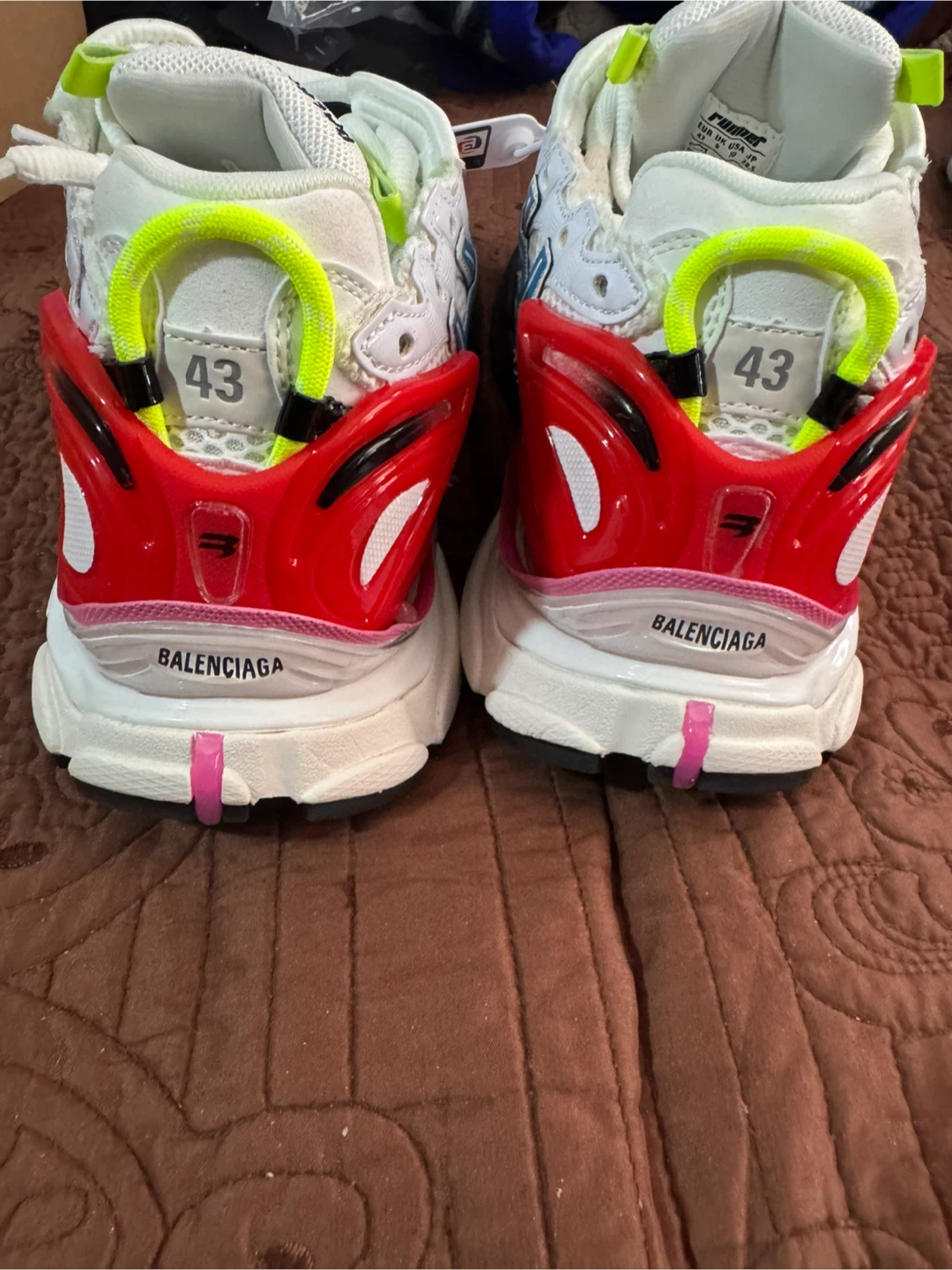 Balenciaga Runner Sneakers, Size US 10 - photo 4