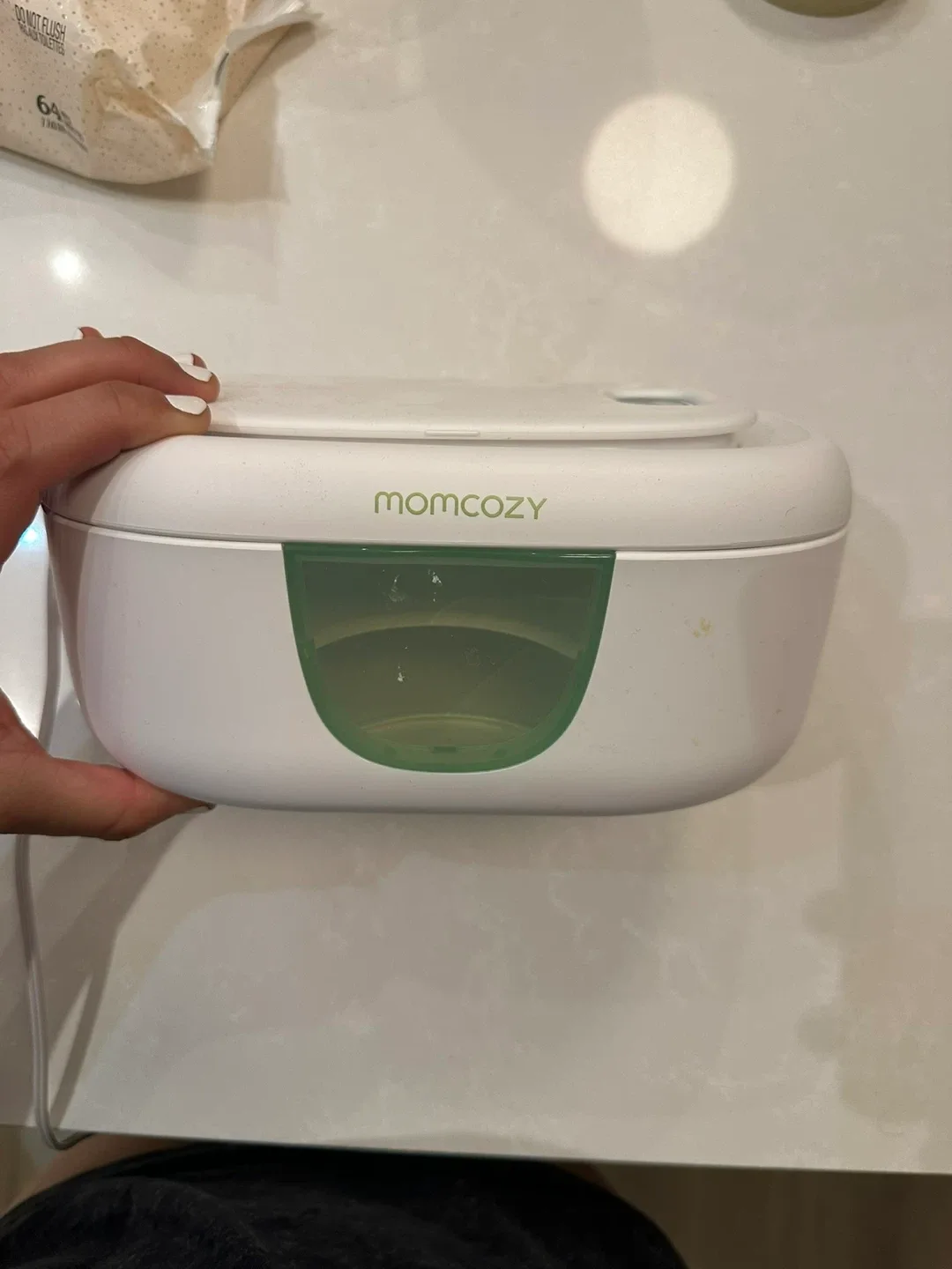 Momcozy Baby Wipe Warmer - White image indicator(2)