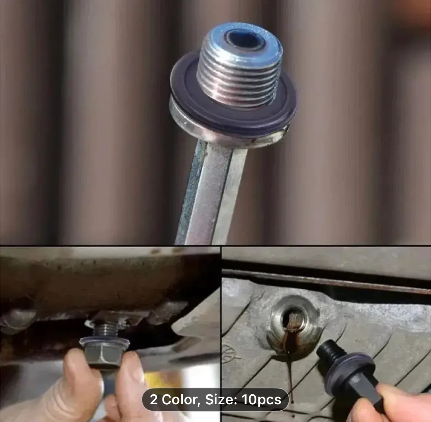 Car Sealing Oil Drain Plug Gasket Washer Replacement 12M image indicator(6)