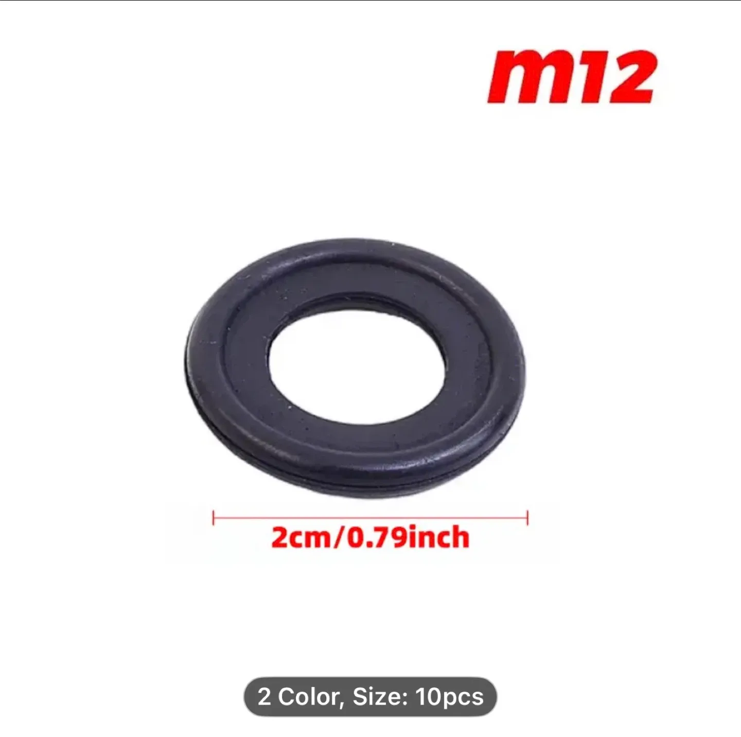 Car Sealing Oil Drain Plug Gasket Washer Replacement 12M image indicator(9)