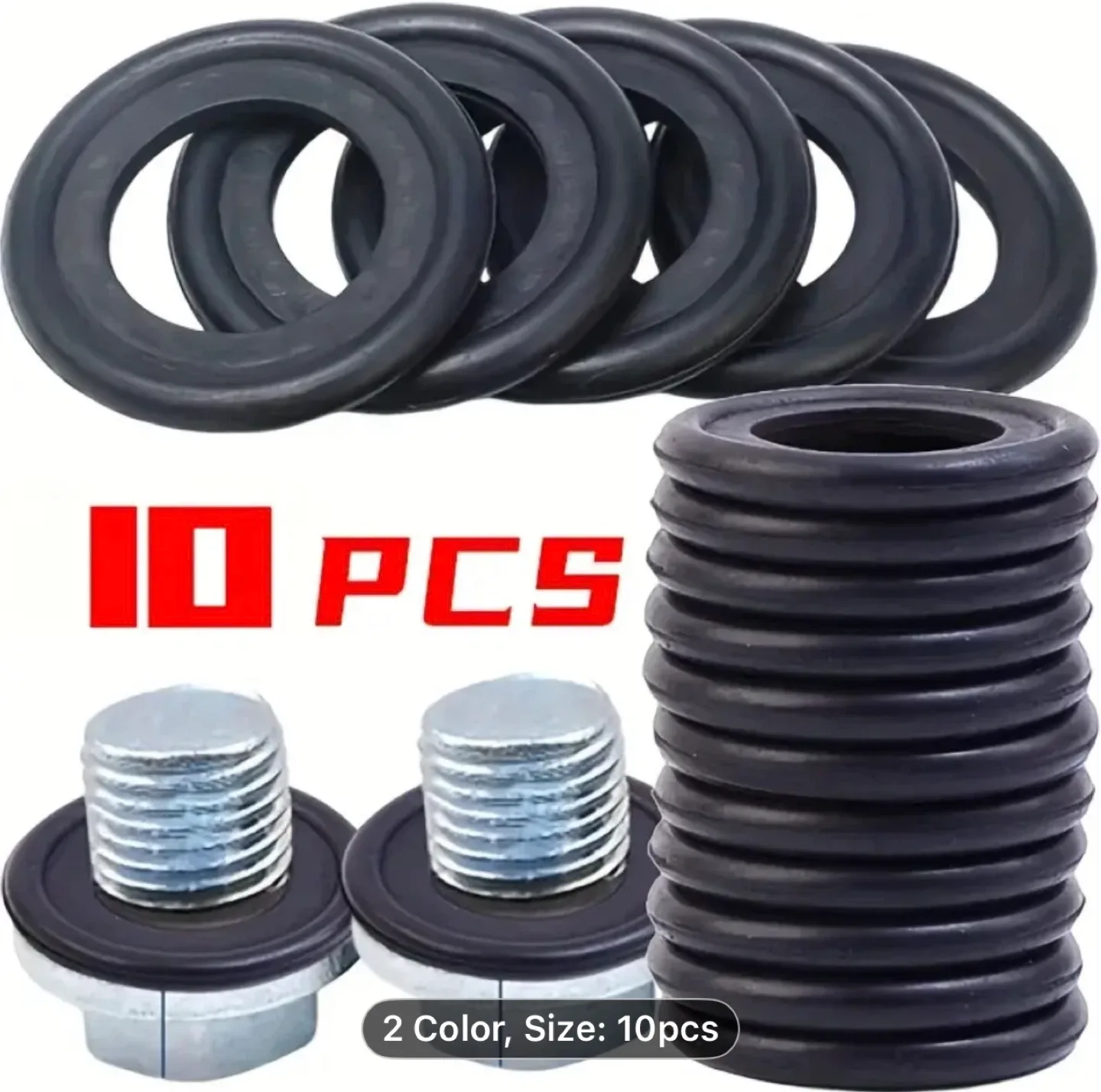 Car Sealing Oil Drain Plug Gasket Washer Replacement 12M image indicator(8)