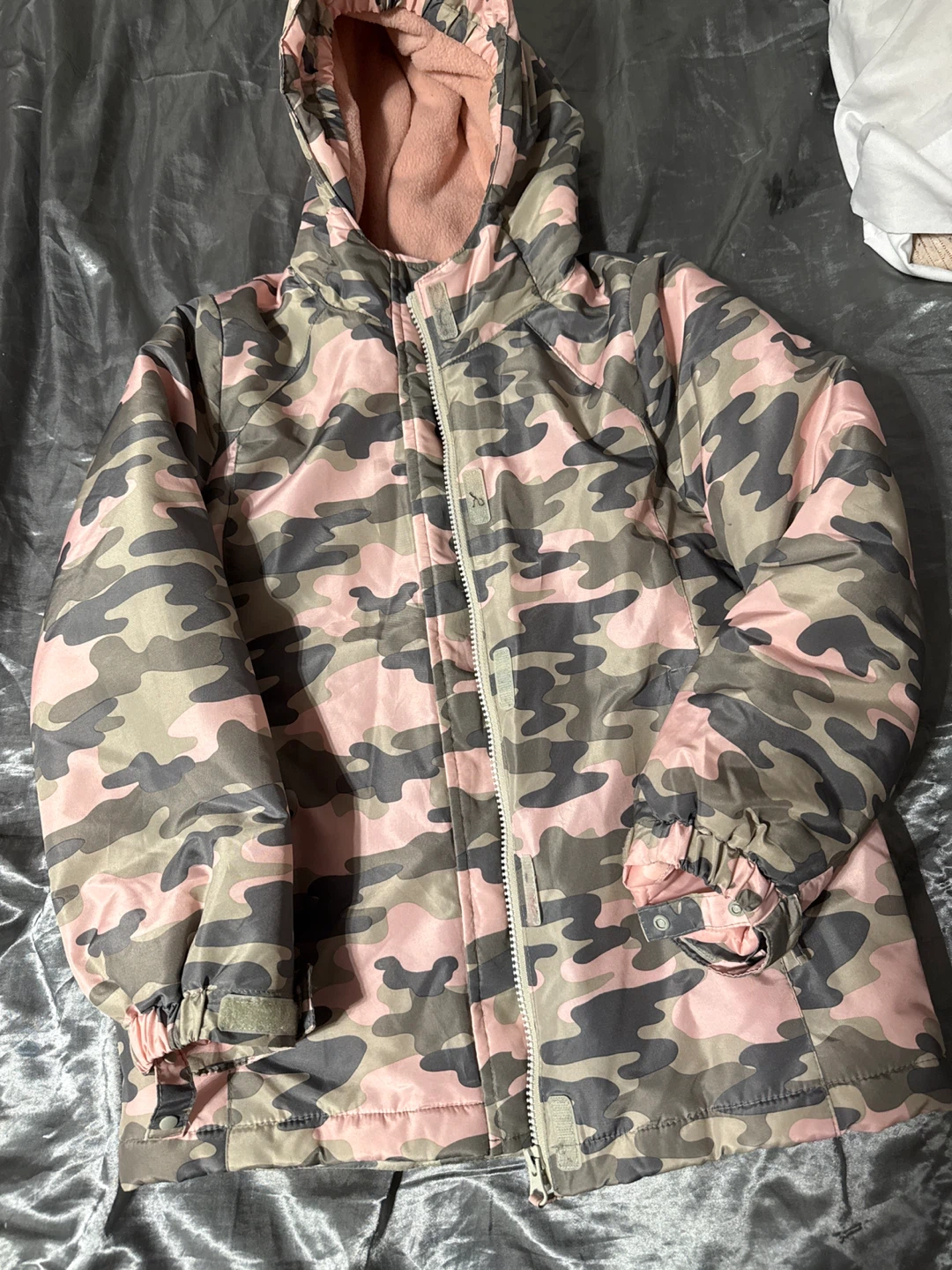 PLACE Camo Winter Coat - Size M (7/8)