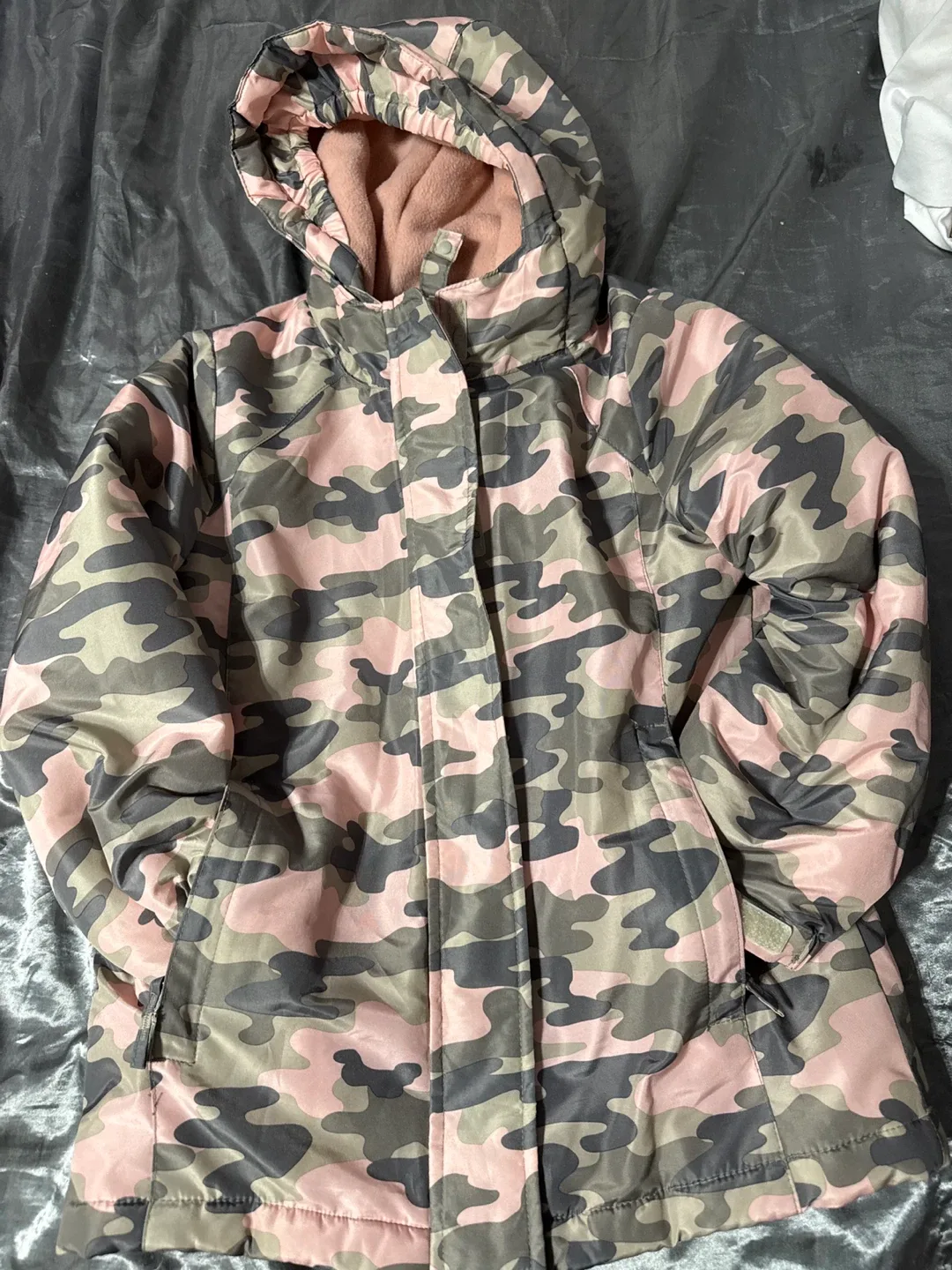 PLACE Camo Winter Coat - Size M (7/8) image indicator(4)