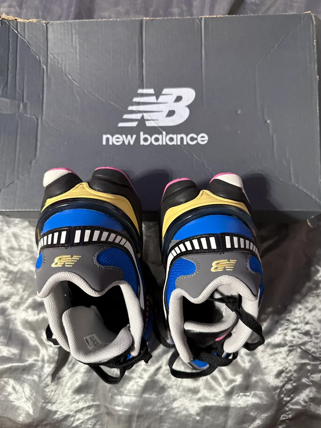 Size 6.5 New Balance x Raf Simons Ozweego Blue image indicator(6)