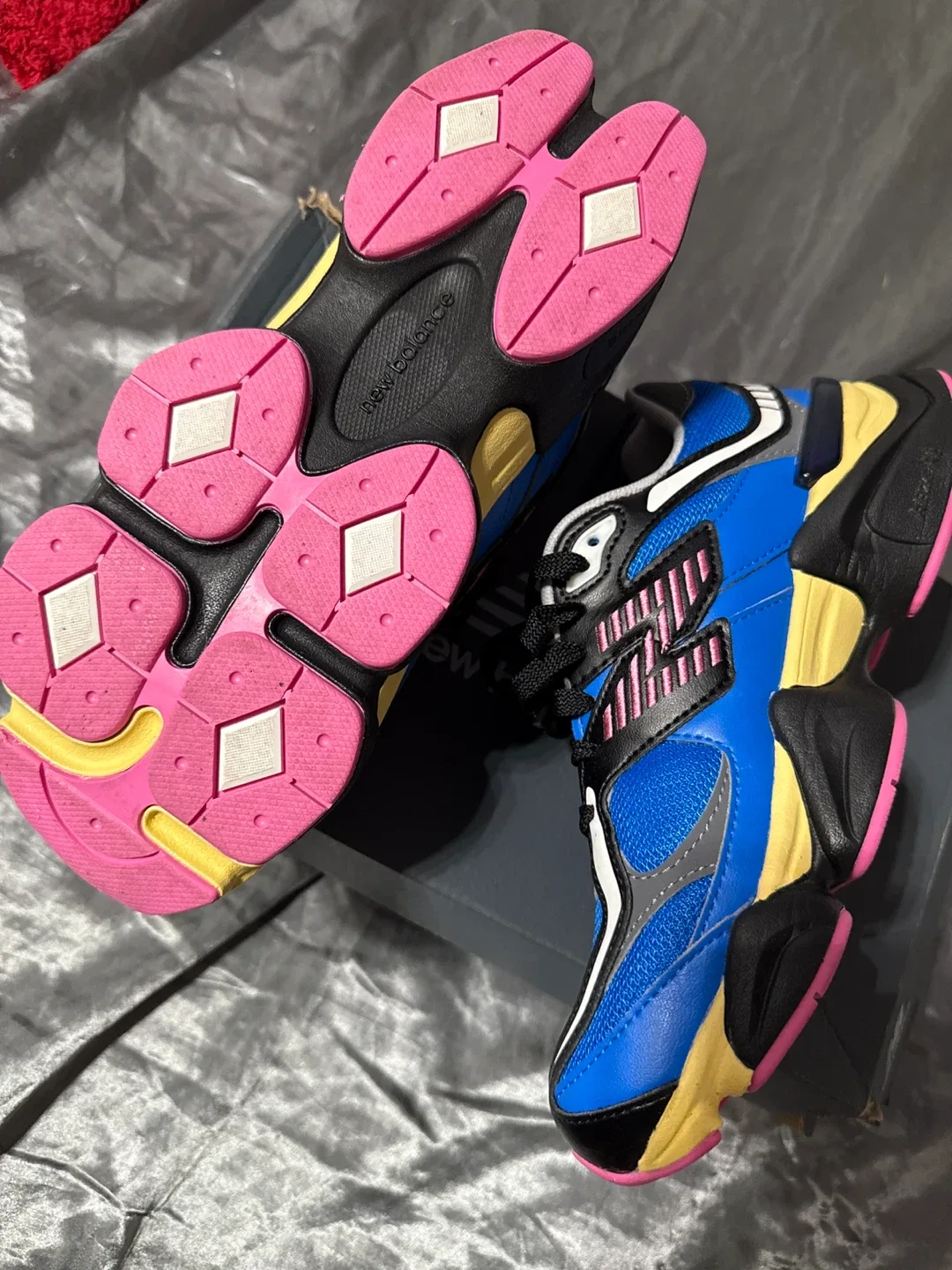 Size 6.5 New Balance x Raf Simons Ozweego Blue image indicator(5)