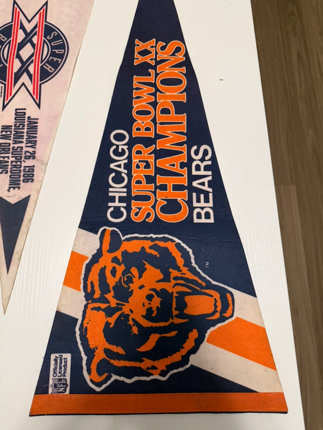 Chicago Bears Super Bowl XX Champions Pennants - photo 2