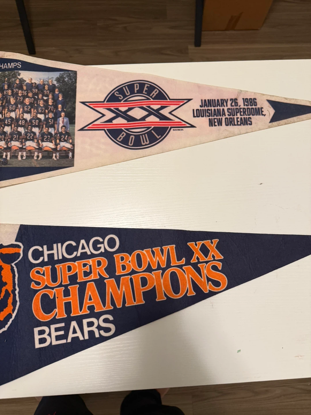 Chicago Bears Super Bowl XX Champions Pennants - photo 5