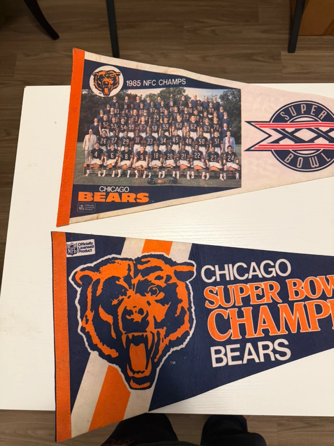 Chicago Bears Super Bowl XX Champions Pennants - photo 4