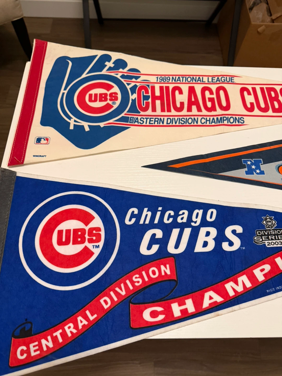 Vintage Chicago Cubs & Bears Pennants - photo 4