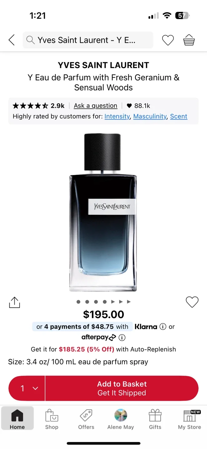 Yves Saint Laurent Y Eau de Parfum 100ml image indicator(3)