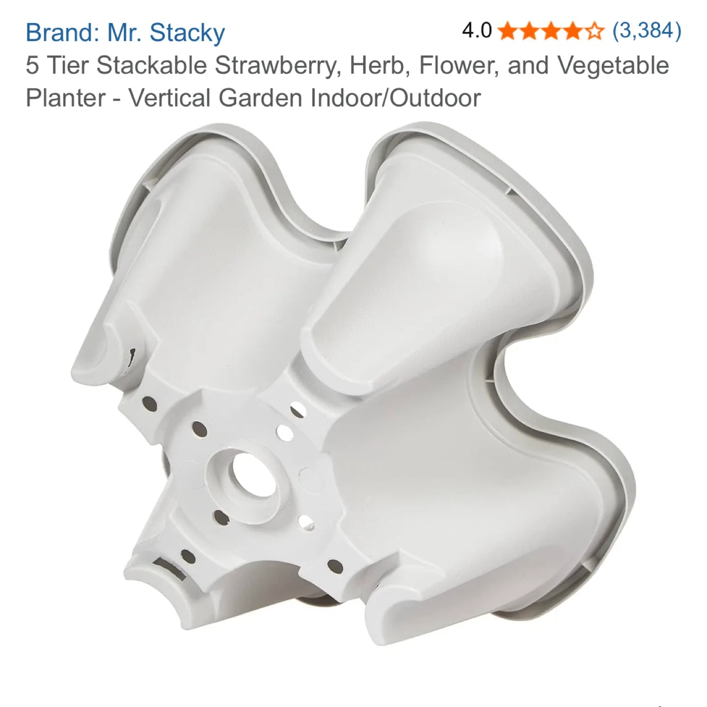 Mr. Stacky 5 Tier Stackable Vertical Garden Planter image indicator(6)