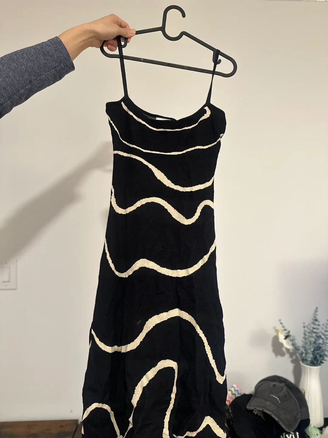 RIHOAS Black & White Dress - Size S image indicator(4)