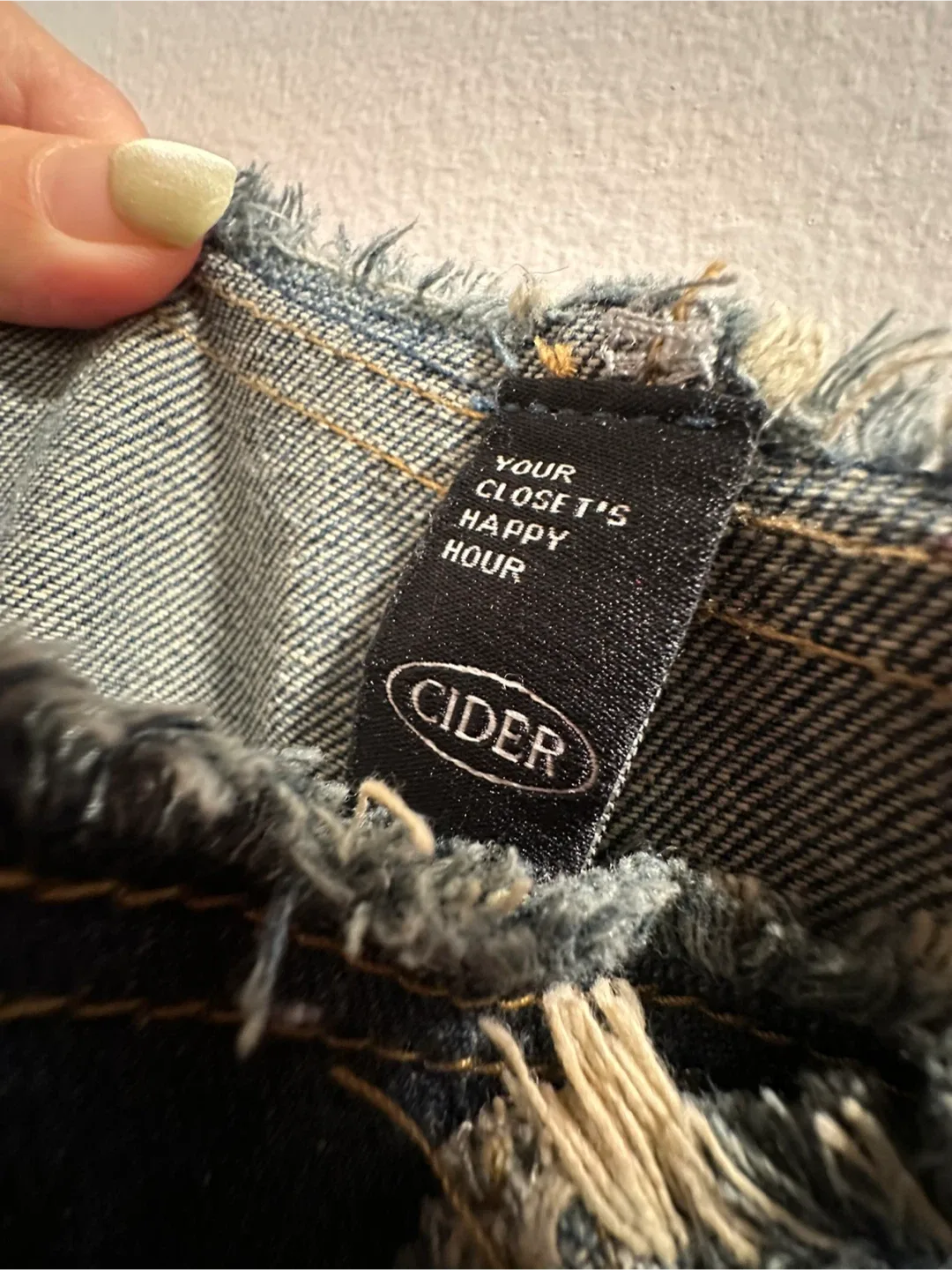 Denim Mermaid Maxi Skirt -  Cider image indicator(6)