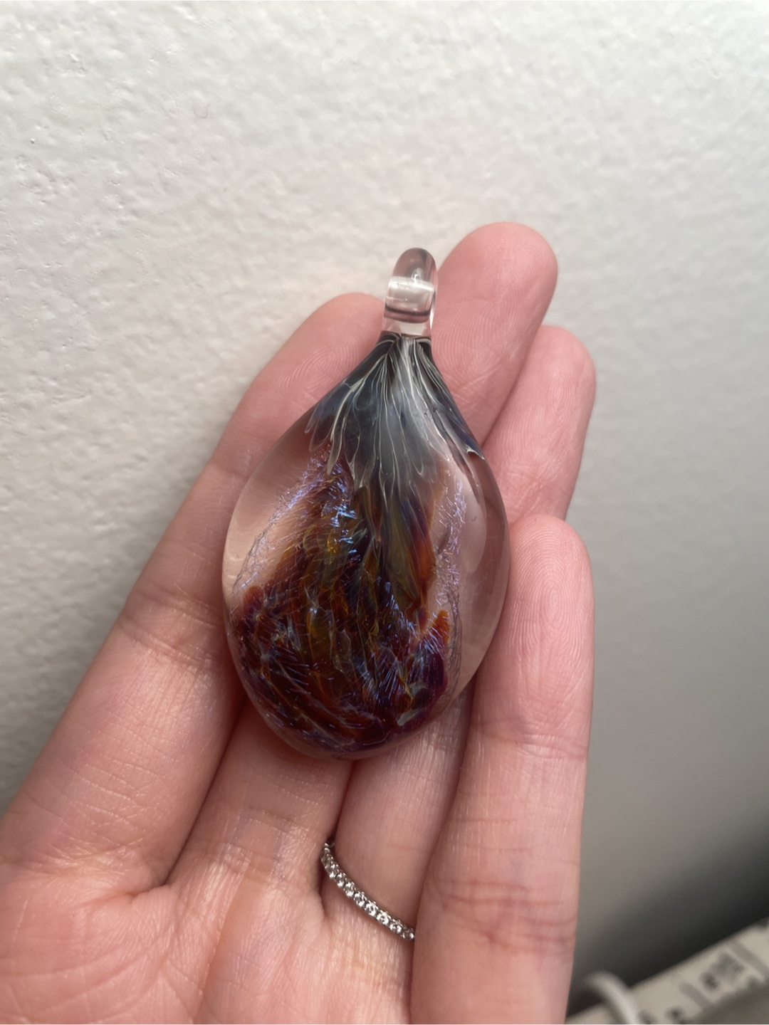 Hand Blown Glass Pendant