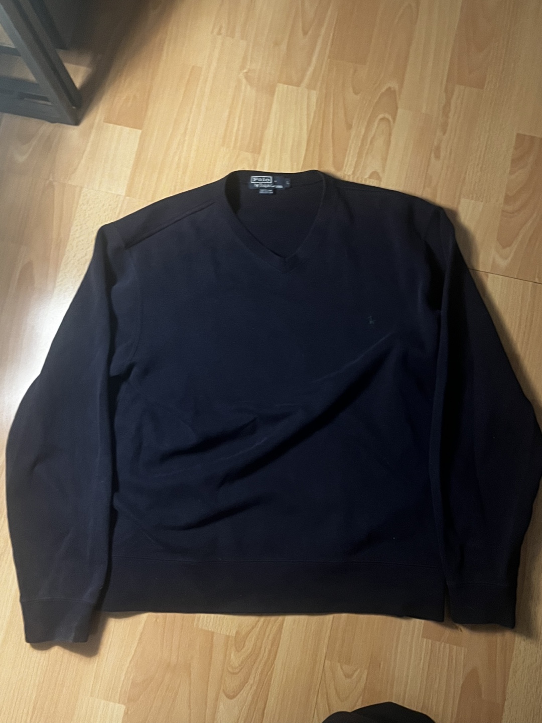 VINTAGEPolo Ralph Lauren V-Neck Sweater - Size L