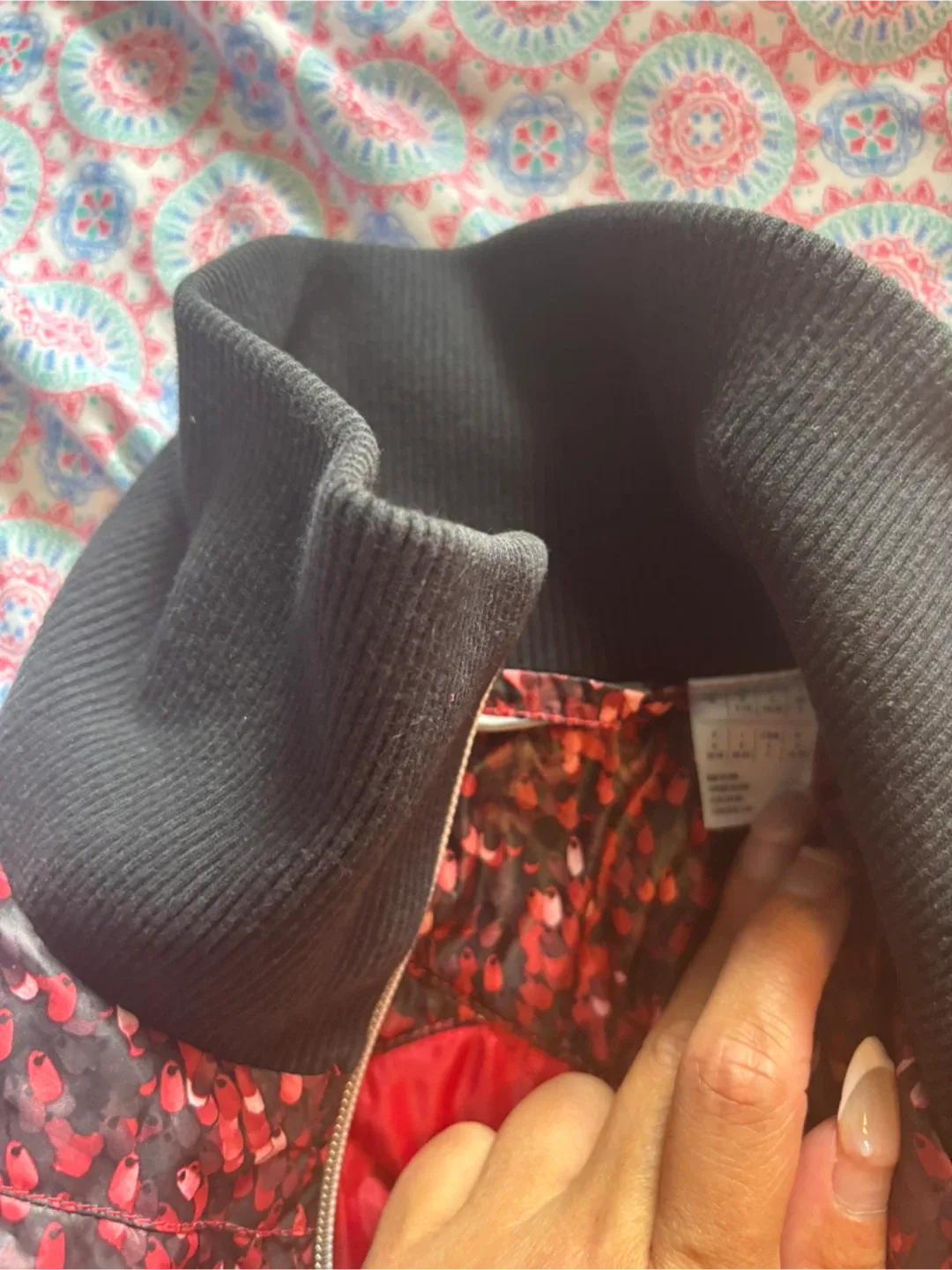 Reebok  Floral Print Jacket - Size small image indicator(2)