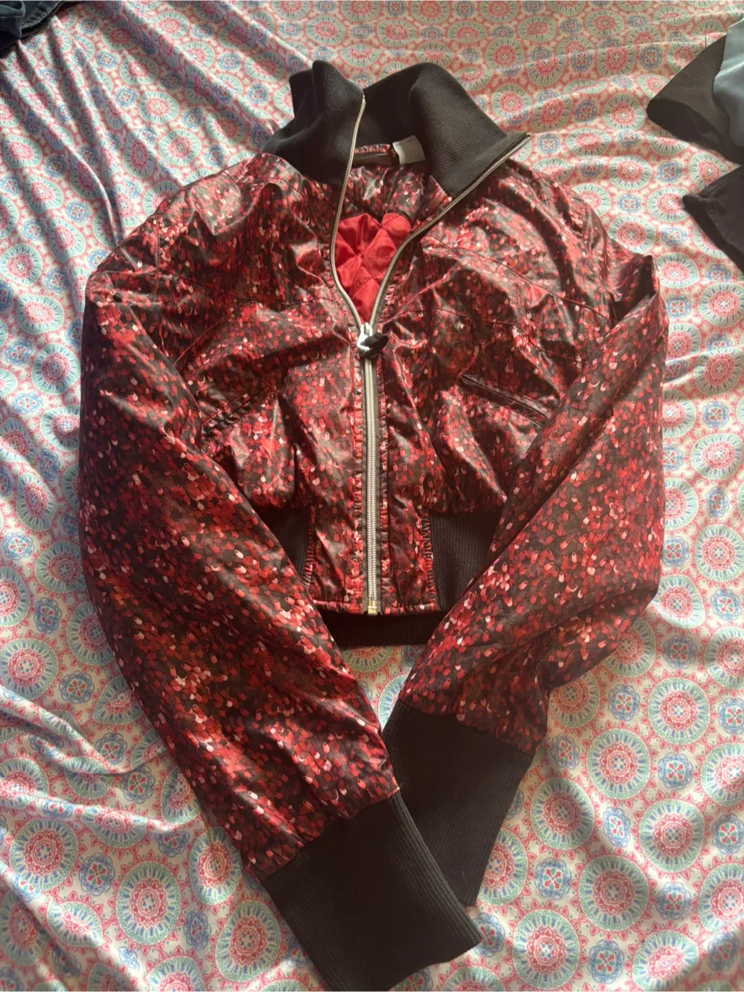 Reebok  Floral Print Jacket - Size small