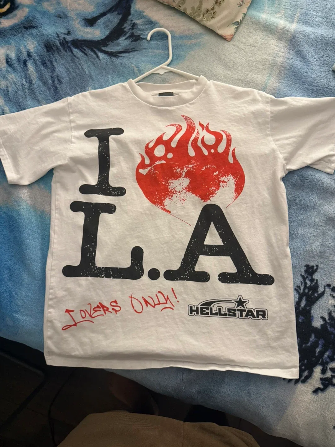 Hellstar "I L.A. Lovers Only!" White Tee