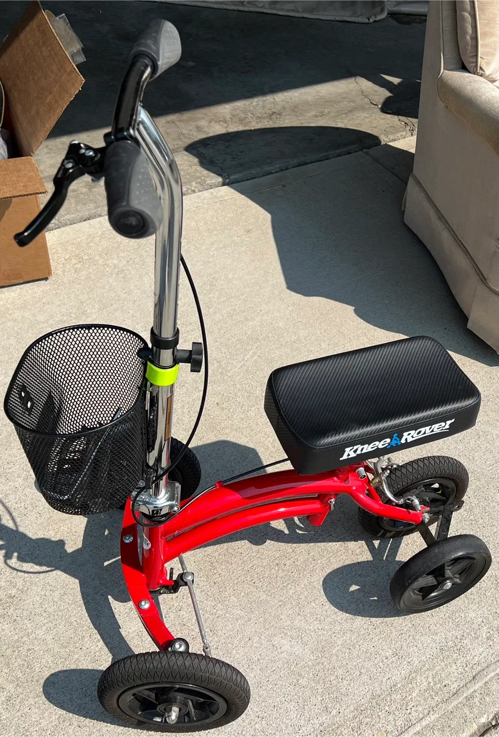 KneeRover Knee Walker Scooter - Red