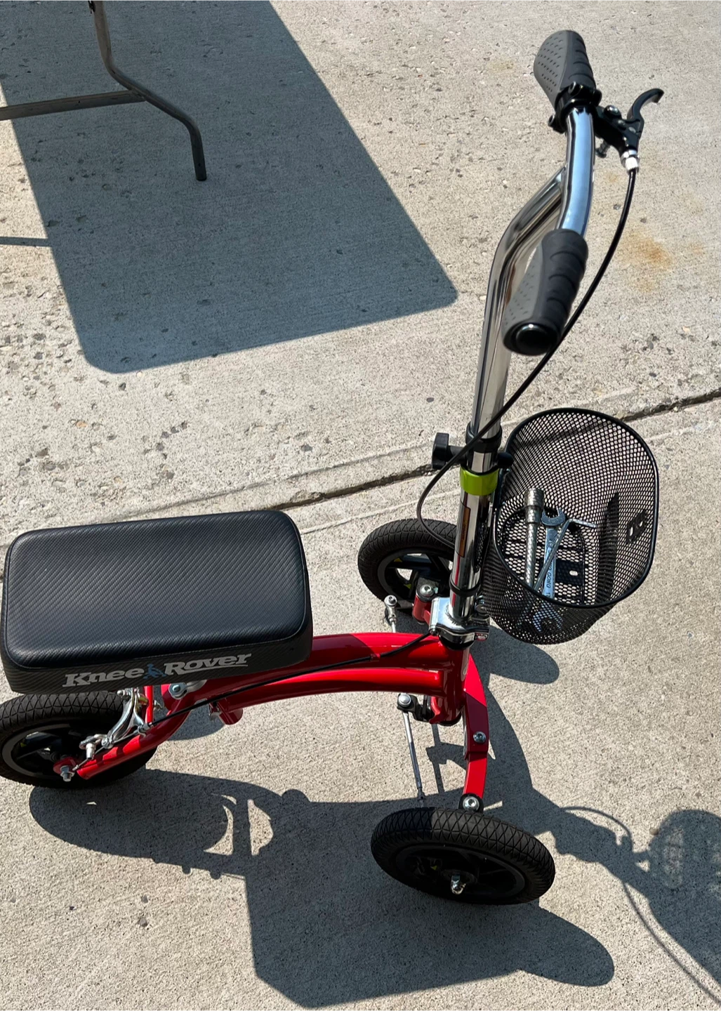 KneeRover Knee Walker Scooter - Red - photo 3