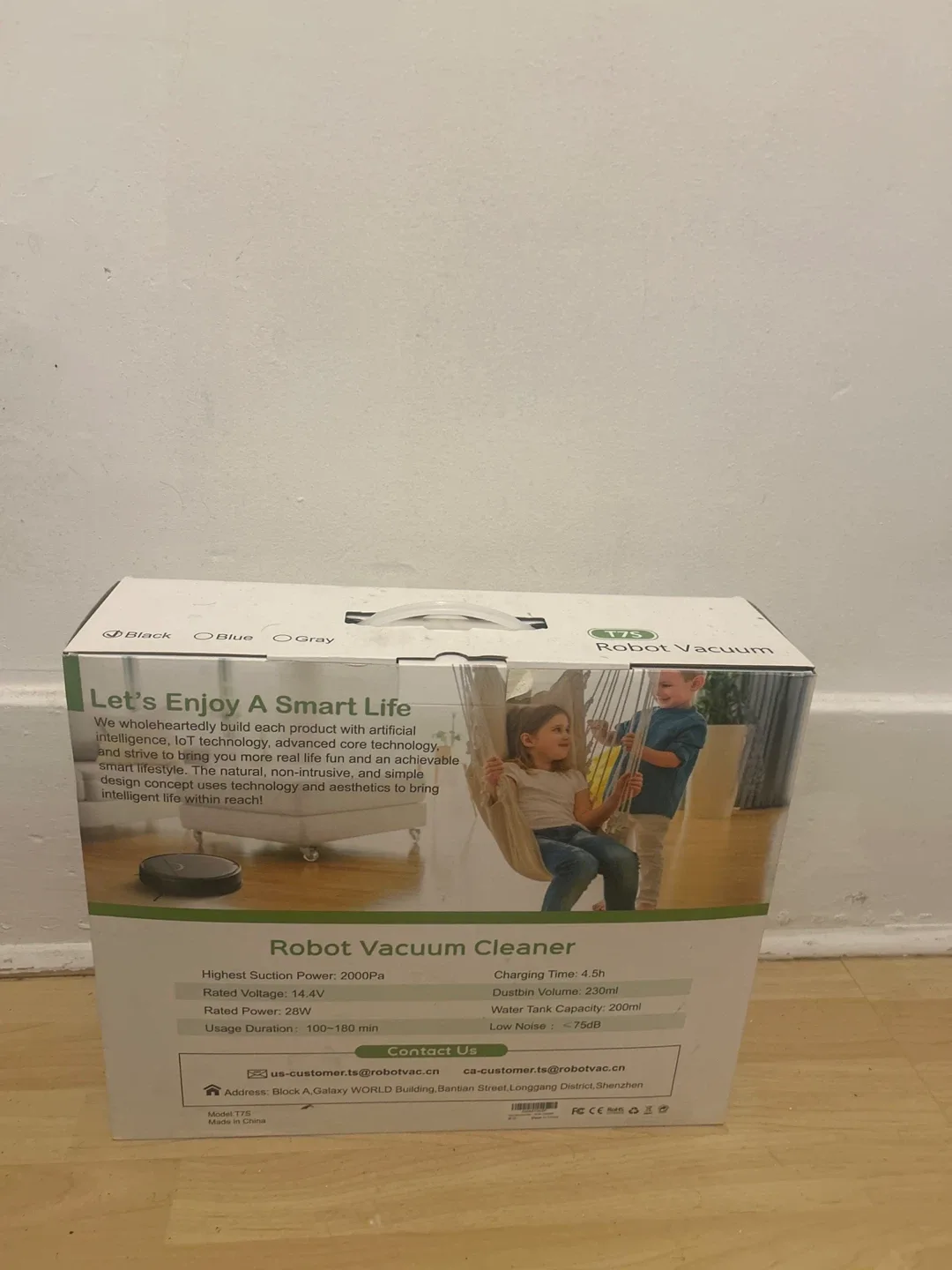 T7S Robot Vacuum Cleaner - 2-in-1 Vacuum & Mopping