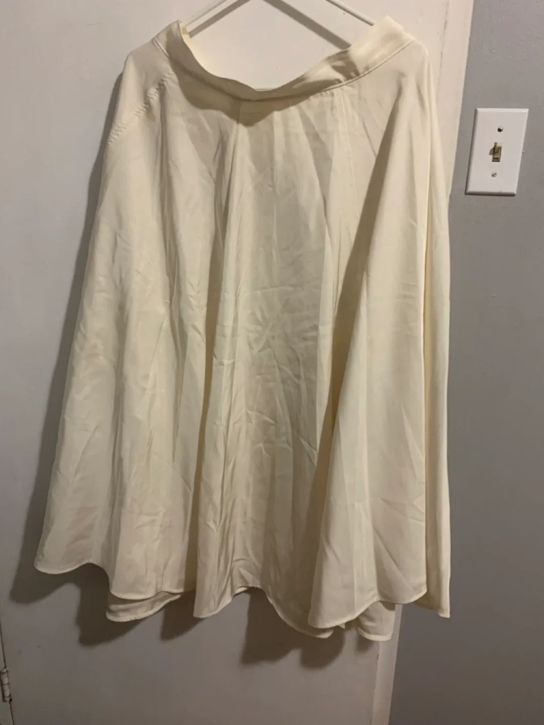 H&M Cream Skirt via Stockholm Sweden