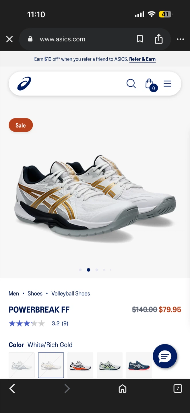Asics Upcourt 4 Men's Volleyball Shoes - Size 10 - photo 5