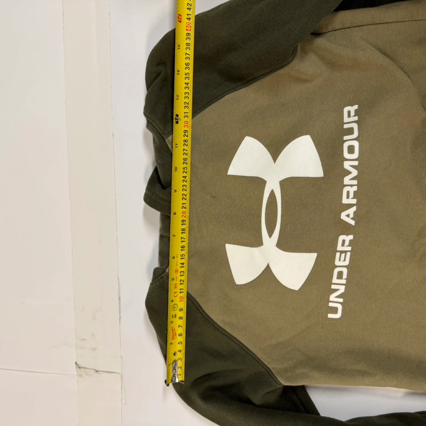 Under Armour ColdGear Hoodie Youth Medium – Green/Tan – YMD - photo 5