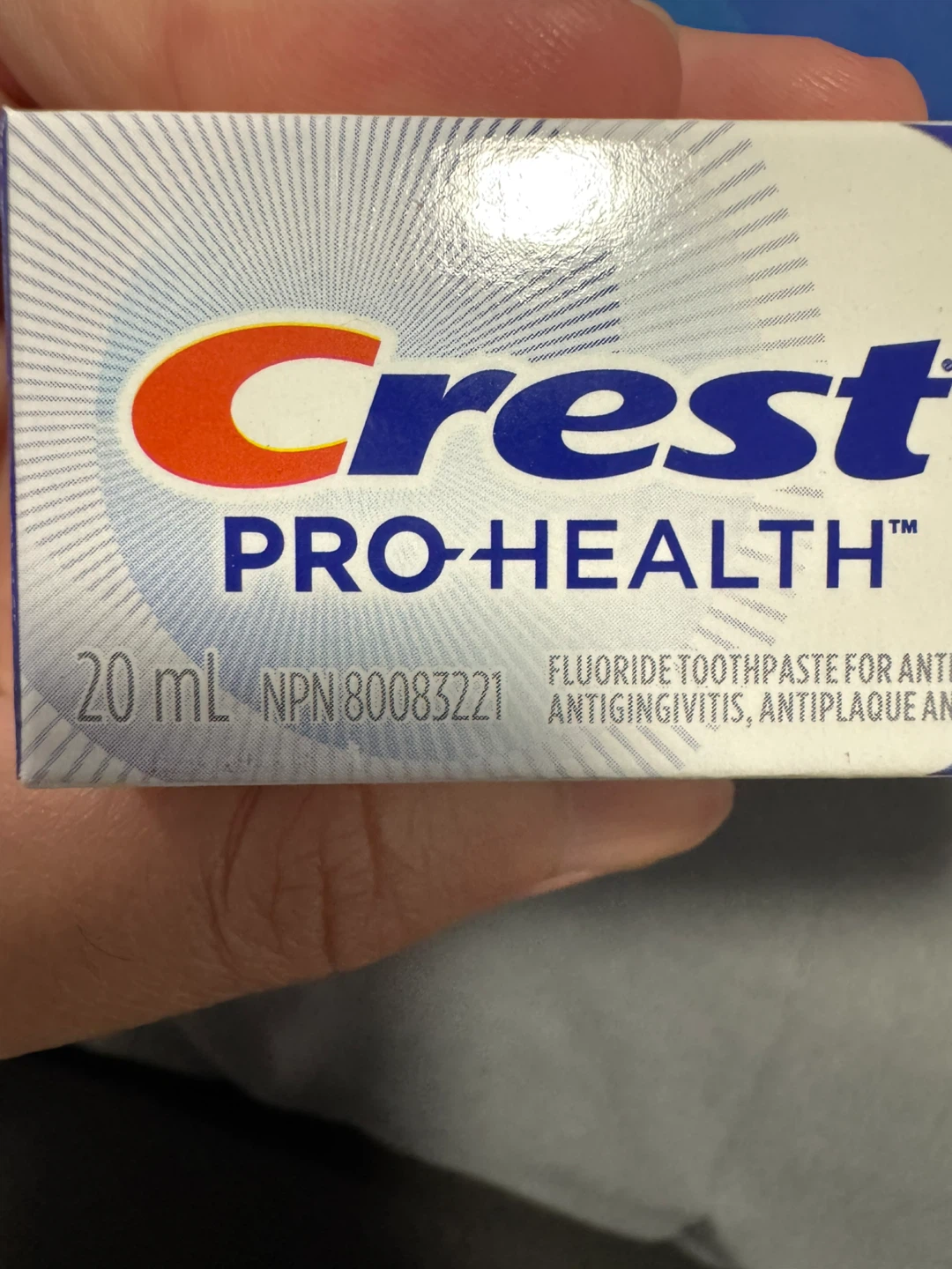 Crest Pro-Health Sensitive & Gum Toothpaste (20ml)
