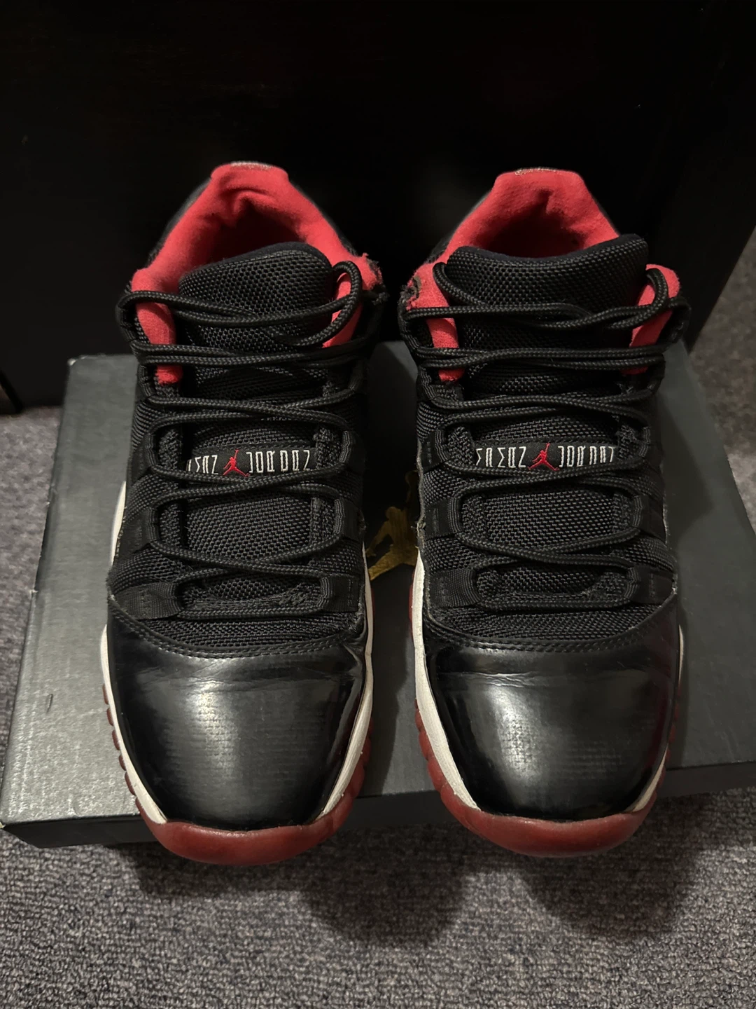 Air Jordan 11 Retro Low Black/Red - photo 2