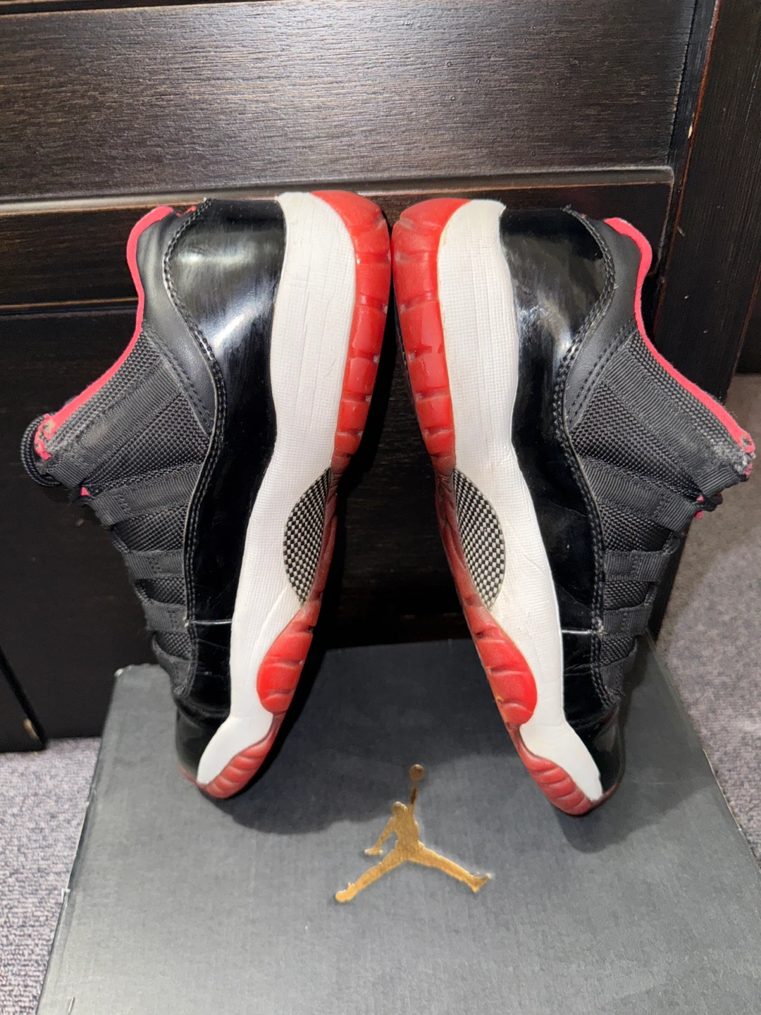 Air Jordan 11 Retro Low Black/Red - photo 4