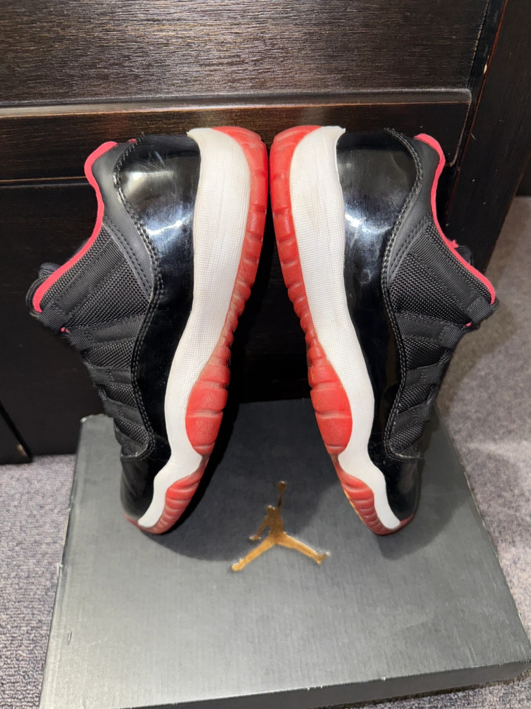 Air Jordan 11 Retro Low Black/Red - photo 3