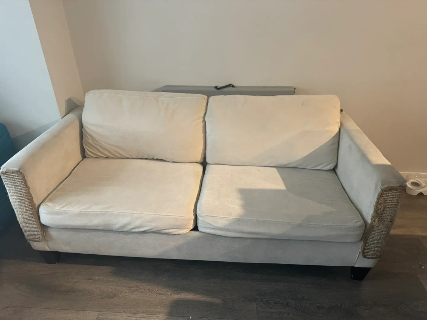 Beige Loveseat Sofa