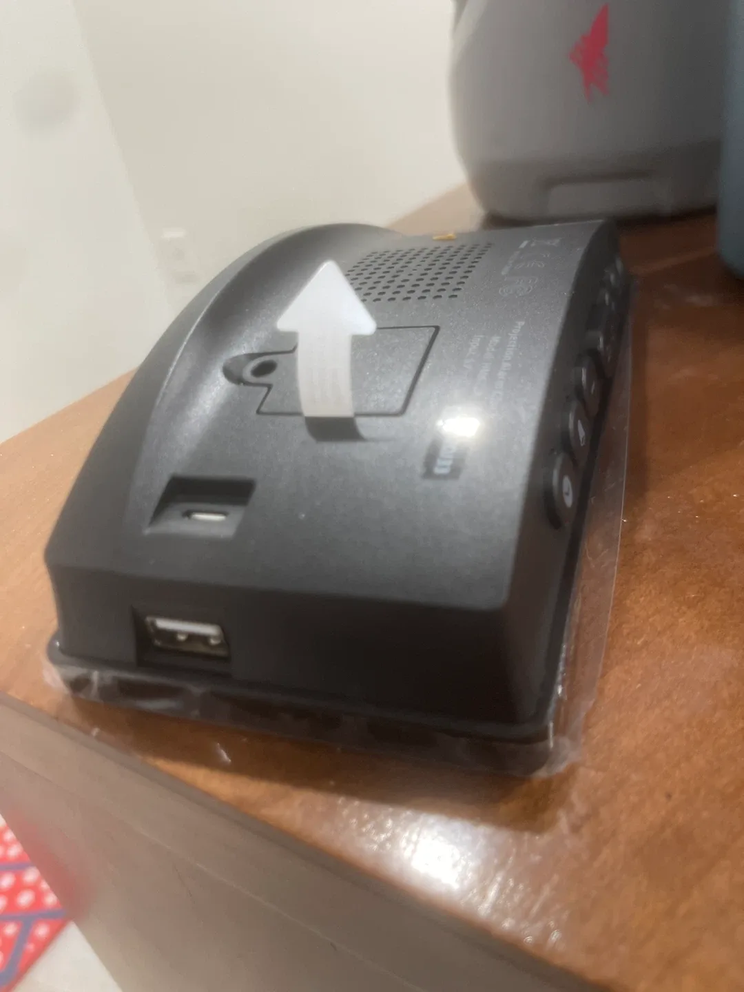 LED Projection Alarm Clock - Model HM472A image indicator(3)