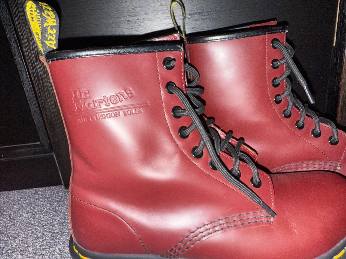 Dr. Martens 1460 Cherry Red Boots image indicator(3)