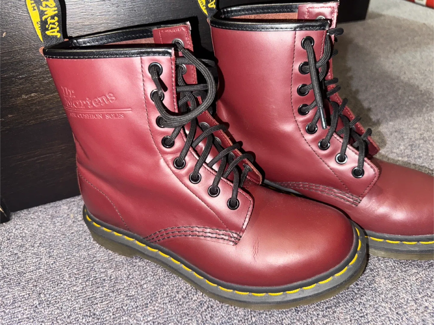 Dr. Martens 1460 Cherry Red Boots image indicator(2)