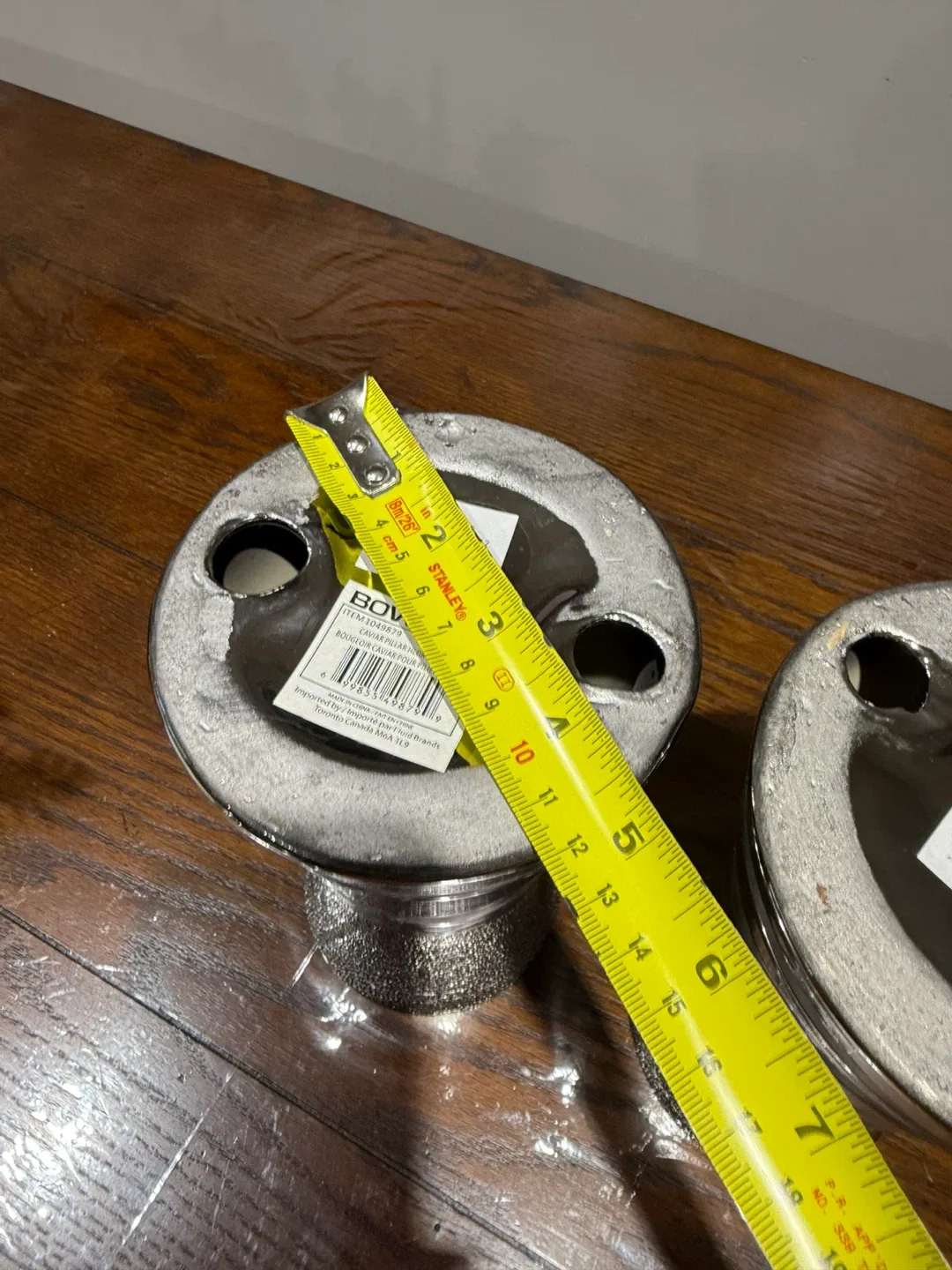 Pair of Bowring Silver Candle Holders image indicator(5)