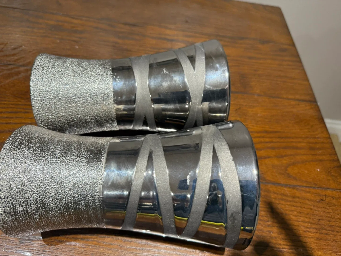 Pair of Bowring Silver Candle Holders image indicator(6)