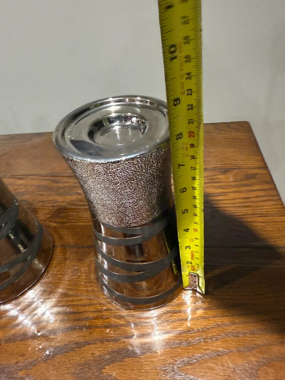 Pair of Bowring Silver Candle Holders image indicator(2)