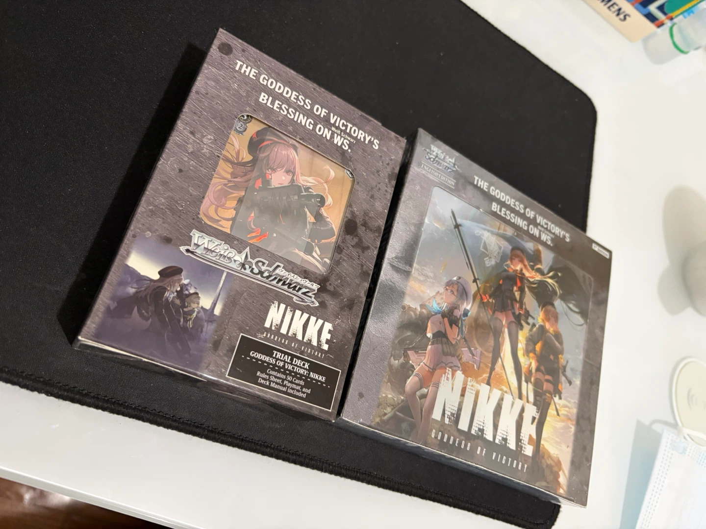 Nikke Weiss Schwarz starter pack and booster box