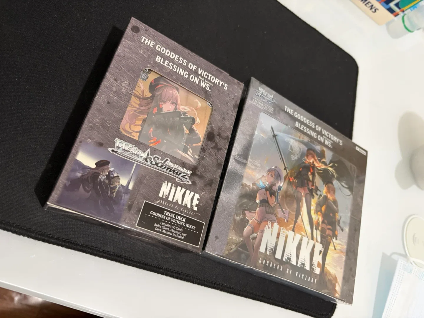 Nikke Weiss Schwarz starter pack and booster box