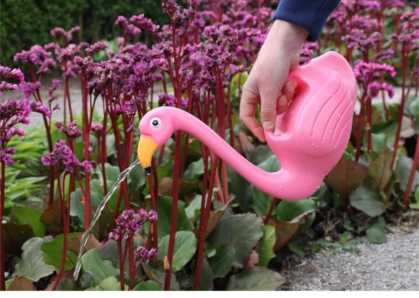 Pink Flamingo Watering Can - photo 3