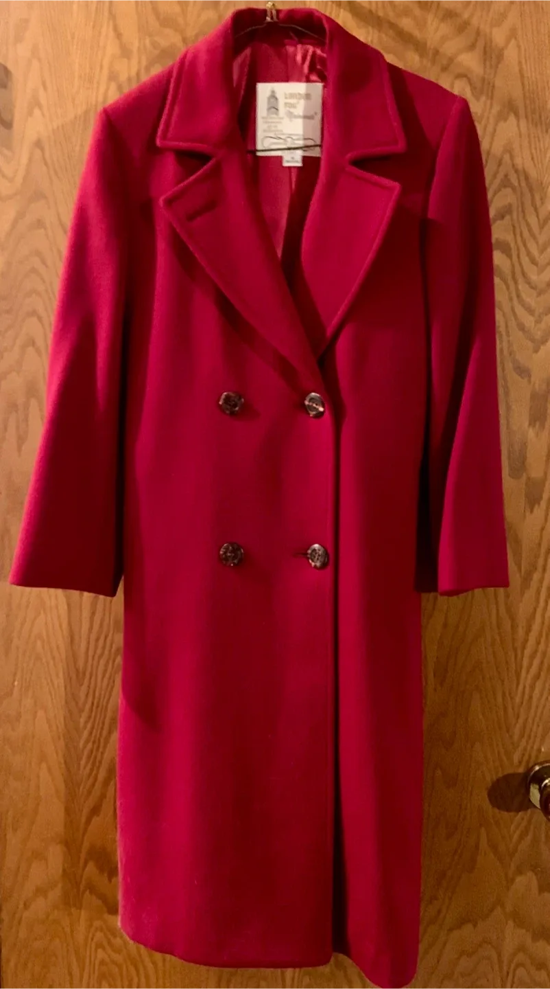 London Fog Wool Coat - Size 10 Petite image indicator(4)